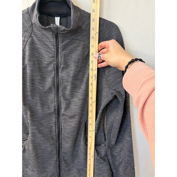 Lululemon Athletica Gray Full-Zip Track Jacket - Picture 7 of 8